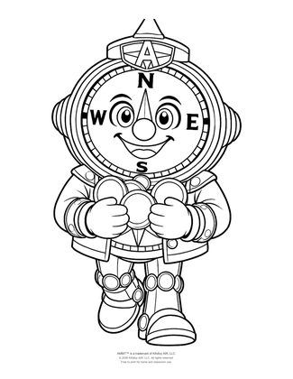 Coloring page: Carrying Coins