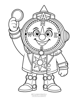 Coloring page: Treasure!
